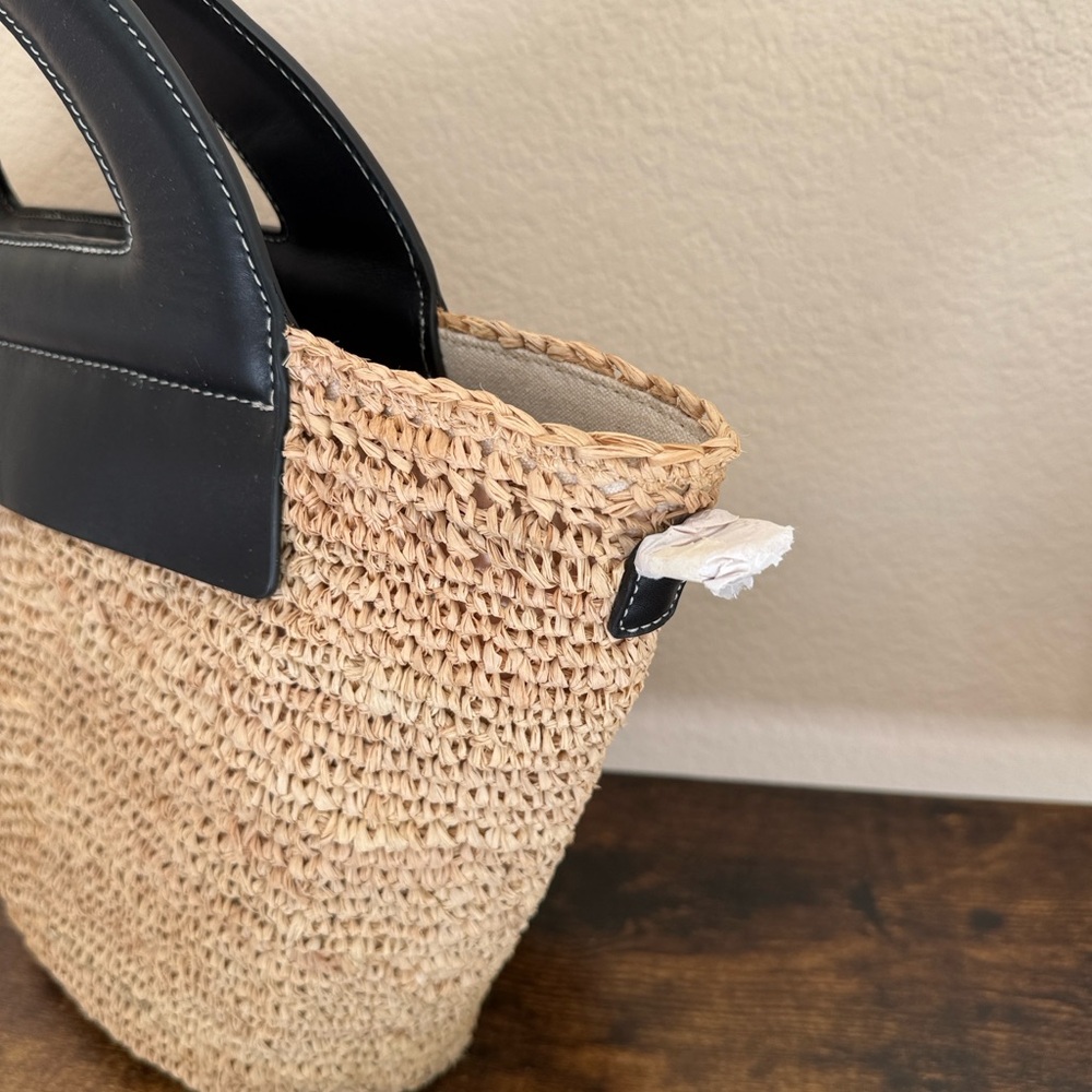 Jason Wu Rose Straw Tote Bag - Picture 9 of 13